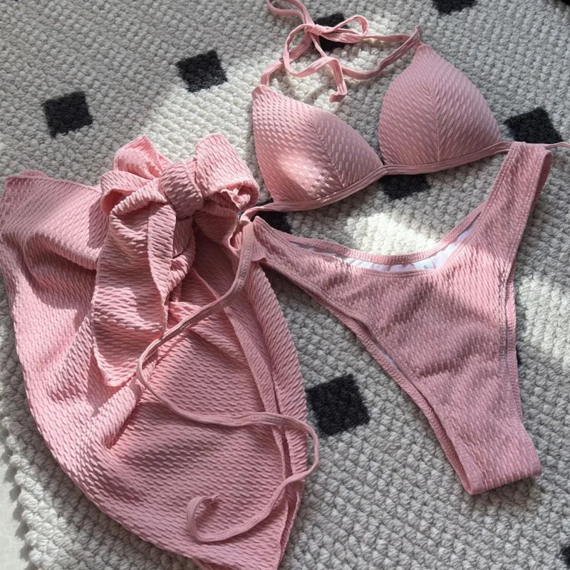 Sexy Push-Up-Bikini-Set für Damen – Brasilianischer Stil für Strand und Pool