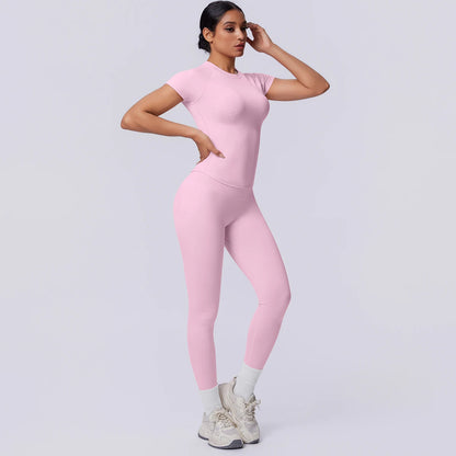 Hamidou Nahtloses Sportset Für Damen Mit Pfirsich-Po Effekt