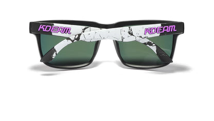 Sonnenbrille quadratisch polarisiert Reißverschlussetui 30 Farben Unisex
