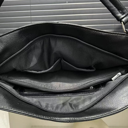Damen-Tote-Tasche Aus Leder Mit Großem Fassungsvermögen Für Alltag Und Freizeit Unterwegs