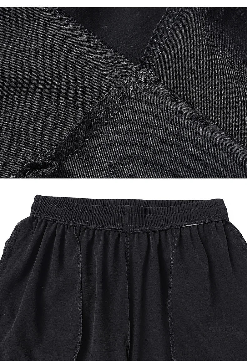 Leichtes Herren-Sommer-Set mit kurzen Ärmeln und Shorts – ideal für Sport und Freizeit