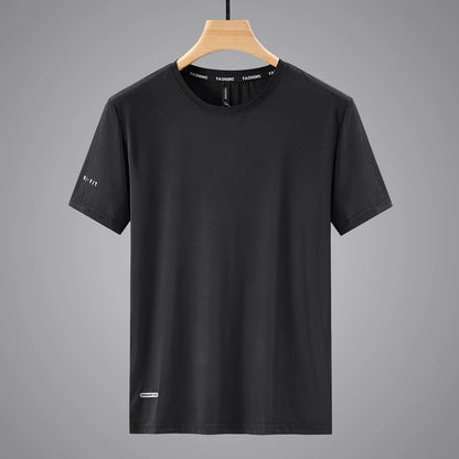 Herren Sport-T-Shirt aus Polyester mit kurzem Arm für lässigen Sommerlook
