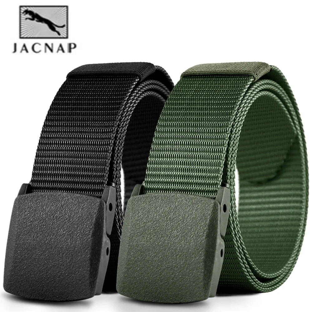 Herren Tactical Nylon-Gürtel 3,8 cm Canvas Military Outdoor 125 cm