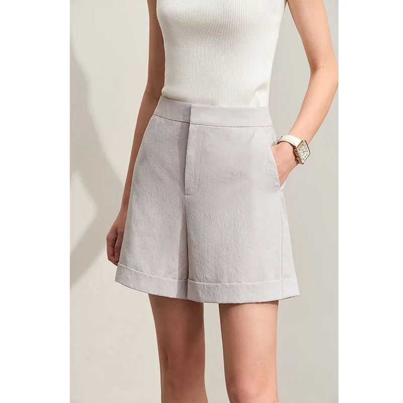 Minimalismus Modische Casual Shorts für Frauen