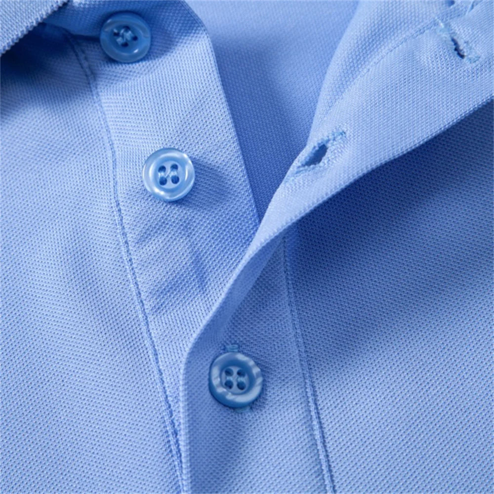 Premium Herren Poloshirt Atmungsaktiv Feuchtigkeitsableitend Büroalltag