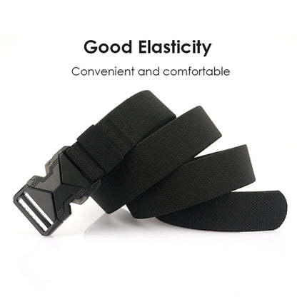 Herren-Taktischer Gürtel aus Nylon mit Elastischem Band und Schnellverschluss 3,8 cm Breite