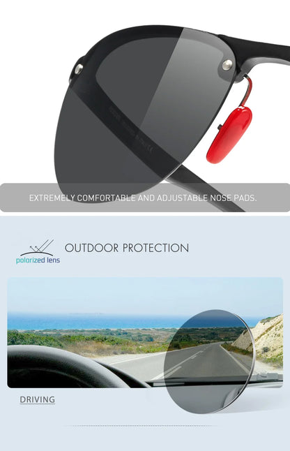 Sonnenbrille Sport TR90 ultraleicht polarisiert 63mm Herren