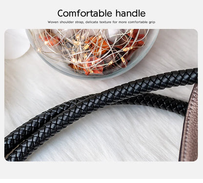 Damen Handtasche aus Rindsleder – Elegante Schultertasche mit Reißverschluss und großem Stauraum