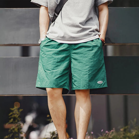 Herren Shorts im sportlichen Funktionsstil mit elastischer Taille und Taschen