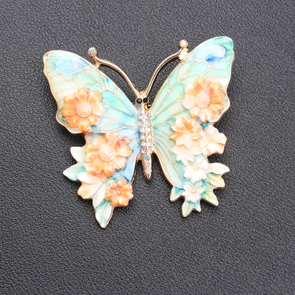 Brosche Schmetterling Emaille Mode Tier Pin Schmuck Damen