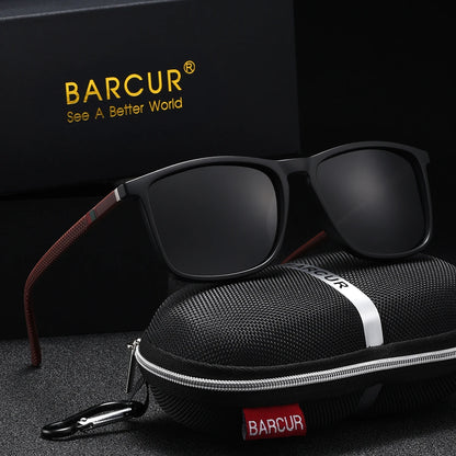 Sonnenbrille quadratisch Sport Polycarbonat polarisiert UV400 Herren