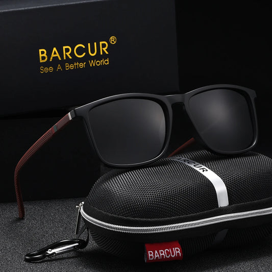 Sonnenbrille quadratisch Sport Polycarbonat polarisiert UV400 Herren