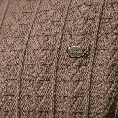 Männlicher Rollkragenpullover aus hochwertiger Baumwolle für den Winter