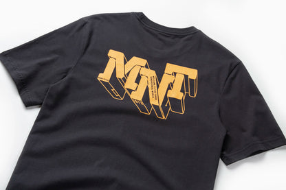 Herren T-Shirt mit kurzem Arm und modischem Gesichtsdruck im Basic-Stil
