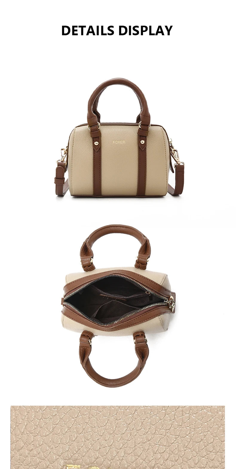 Damen Crossbody-Handtasche aus PU Leder im Chic Stil mit Großem Fassungsvermögen