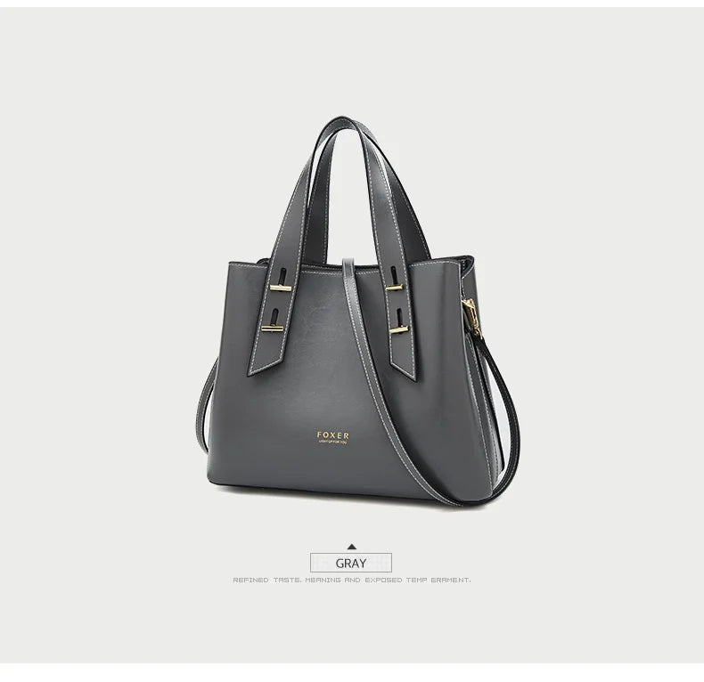 Damen Handtasche aus Split-Leder mit Crossbody Fashion Bags