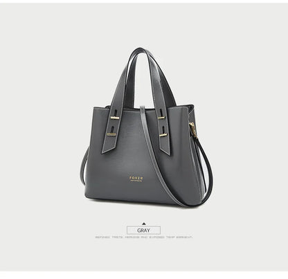Damen Handtasche aus Split-Leder mit Crossbody Fashion Bags