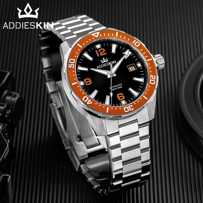 Herren-Premium-Automatikuhr 40 mm mit Japan-9015-Werk