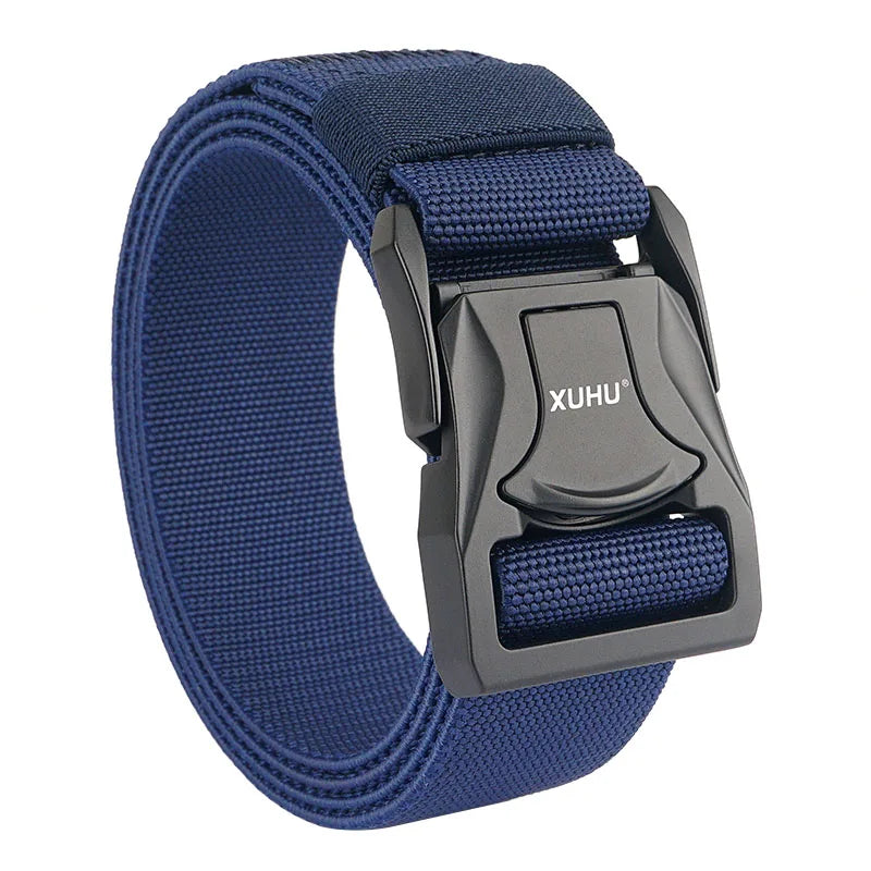 VATLY Elastik-Gürtel Herren 3,8 cm Zink-Schnellverschluss Tactical Outdoor