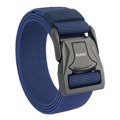 VATLY Elastik-Gürtel Herren 3,8 cm Zink-Schnellverschluss Tactical Outdoor