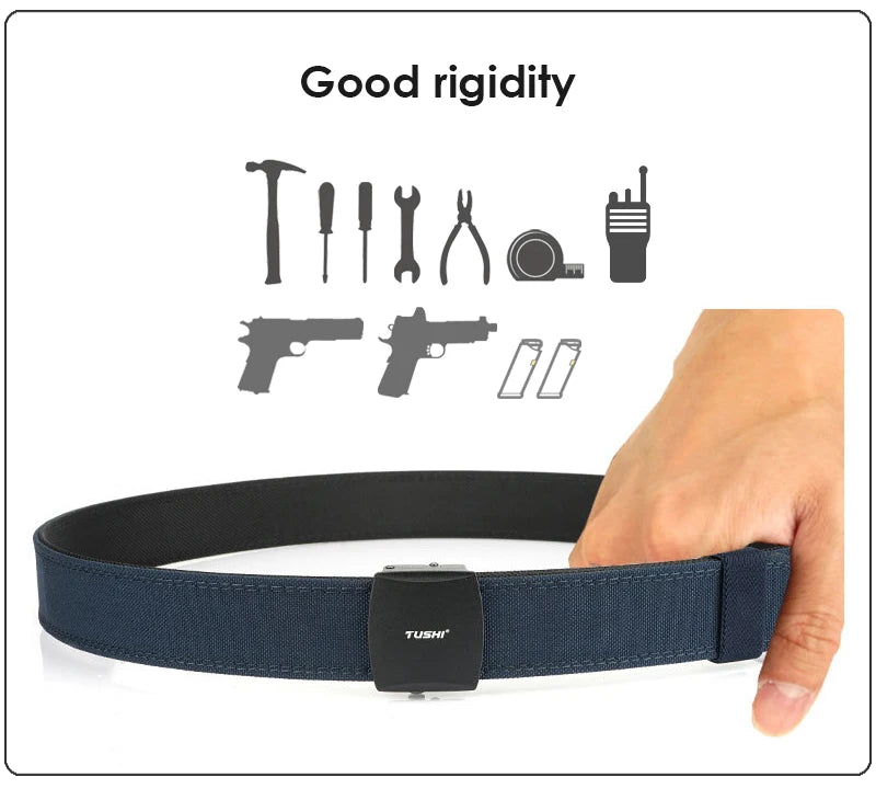 VATLY Hunting Tactical Gürtel Herren Nylon Automatik-Schnalle Jagd