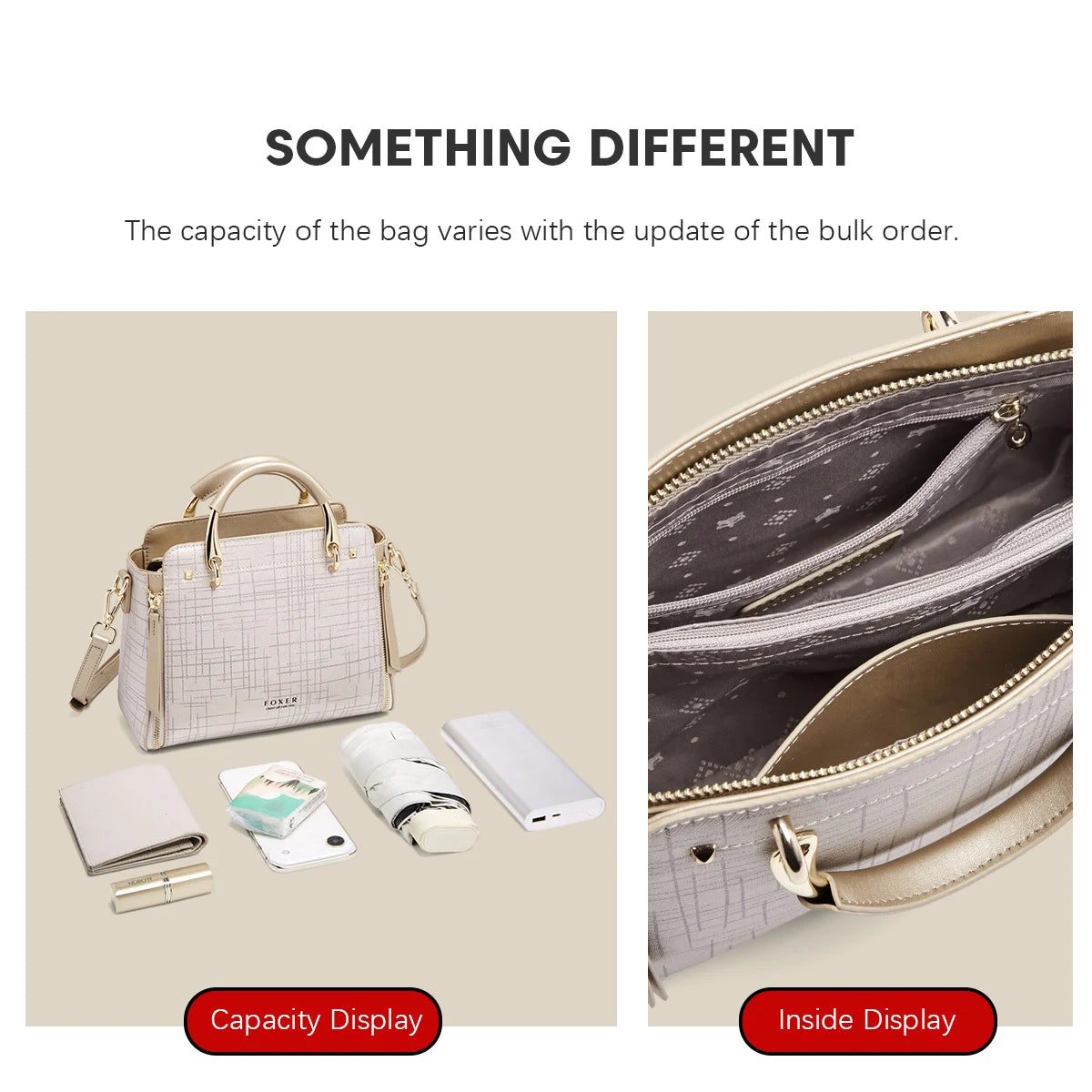 Damen Schultertasche aus Split-Leder mit Luxus-Design Crossbody