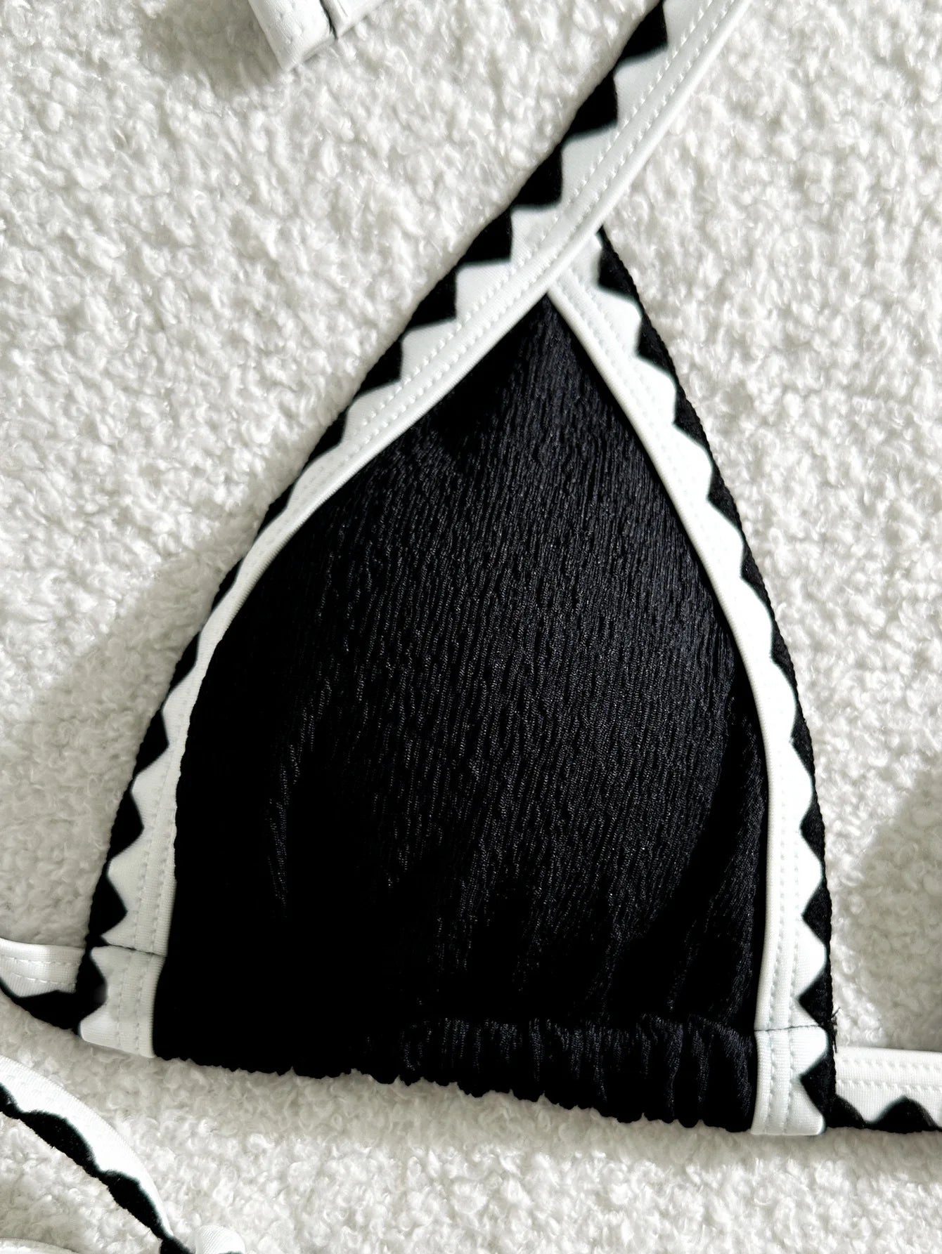 Verführerisches Damen-Bikini-Set in Unifarben – ideal für Strand und Pool