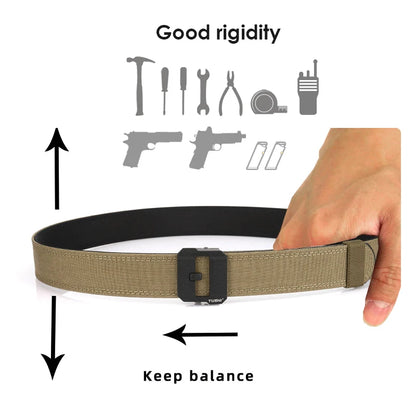 VATLY Rigid Tactical Gürtel Herren Nylon Automatik-Schnalle EDC IPSC