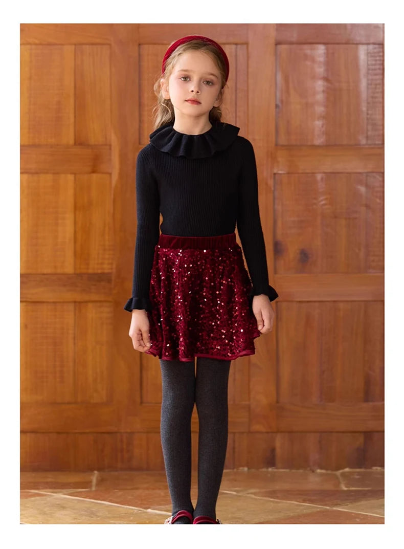 Beiges langärmeliges Frühlingskleid für Mädchen – niedliches Blumenmädchen-Outfit für Hochzeit oder Geburtstag, ideal für Prinzessinnen im Alltag (Größe 110-170 cm)