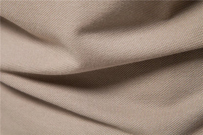 Herren Poloshirt aus Baumwolle mit Patchwork und Reißverschluss für den Sommer