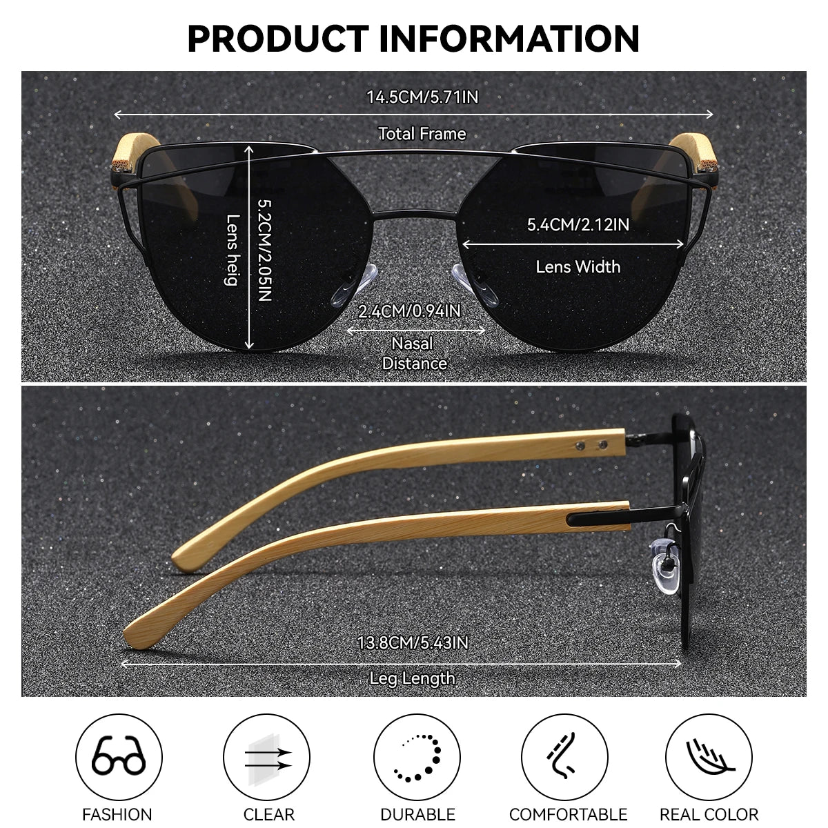 Sonnenbrille oval Edelstahl winddicht UV400 polarisiert minimalistisch
