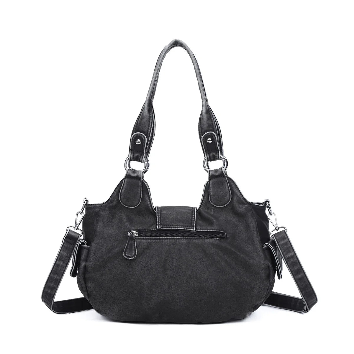 Damen-Handtasche Satchel-Stil Top-Griff mit Mehrfachfächern Innenfach Telefonfach Geldscheinfach