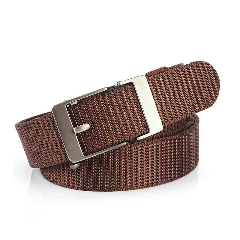Herren-Gürtel aus Nylon 3,4 cm Breite mit Automatikverschluss für Outdoor-Wandern