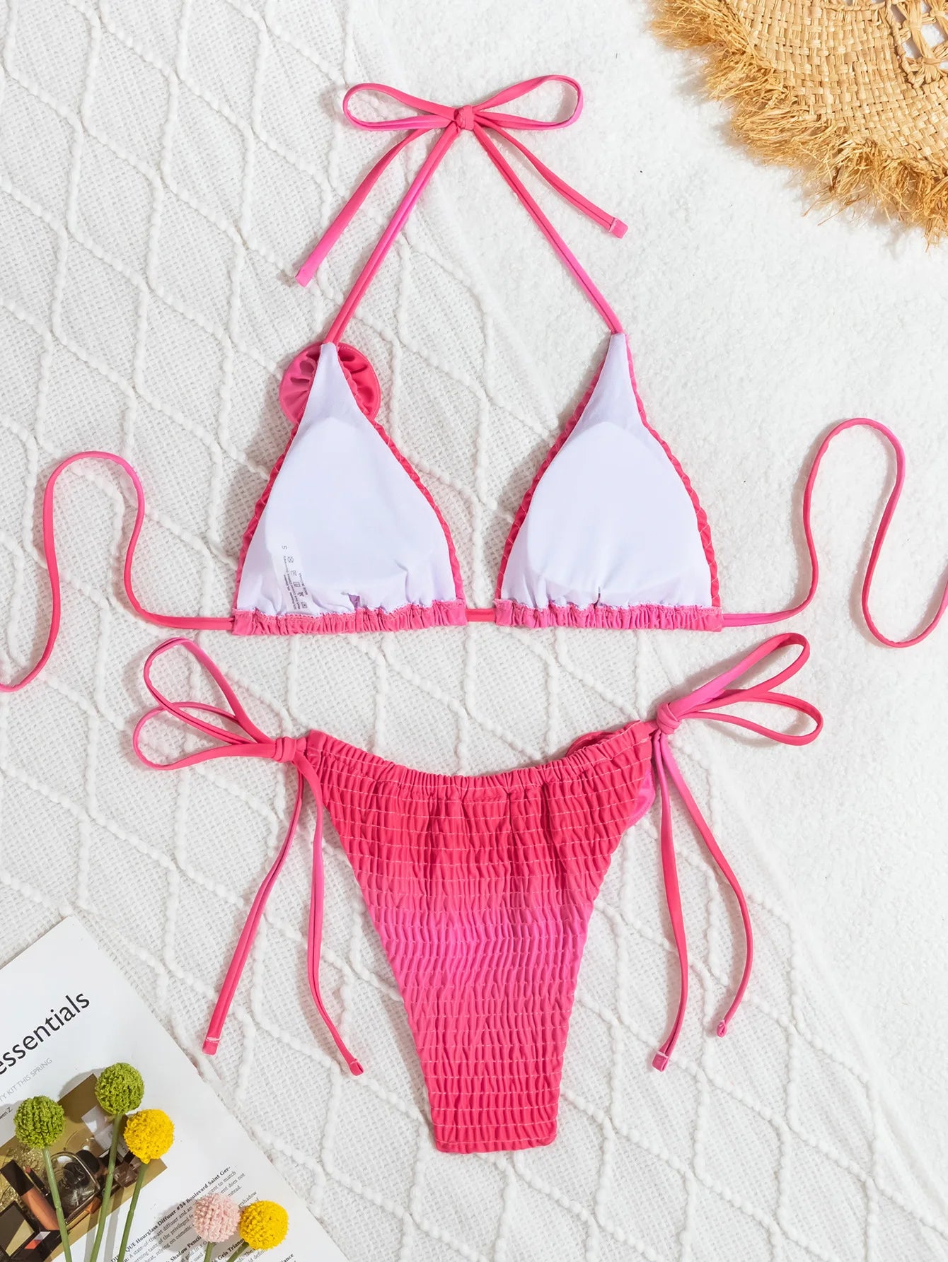 Sexy Bikini-Set mit Push-up-Effekt und brasilianischem Schnitt – ideal für Strand und Pool
