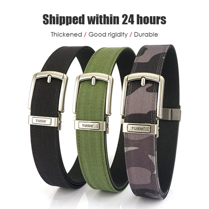 VATLY Rigid Tactical Gürtel Herren Nylon Metall-Schnalle Duty Casual