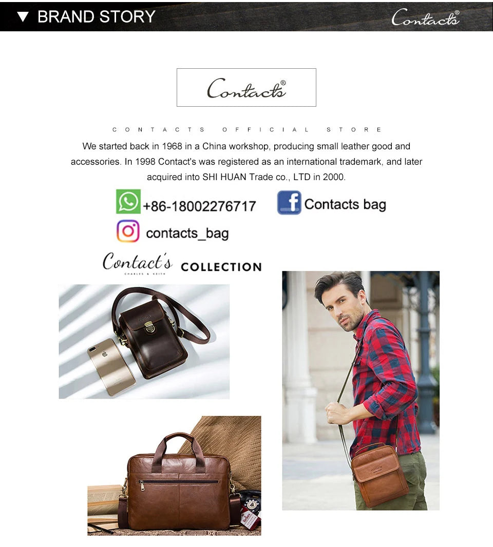 Herren Echtleder Geldbörse Bifold Vintage RFID Kartenhalter Geldclip Münzfach Reise