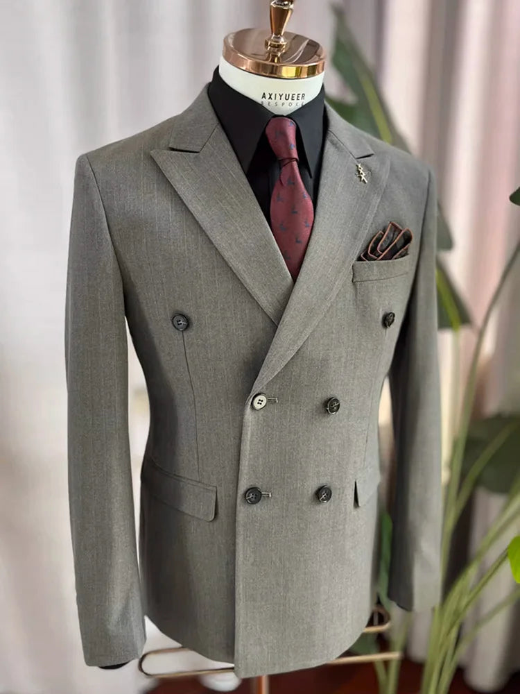 Eleganter Herrenanzug in Weiß – Slim Fit mit Blazer, Weste und Hose für Hochzeit oder Party