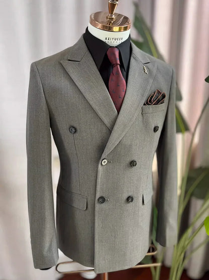 Eleganter Herrenanzug in Weiß – Slim Fit mit Blazer, Weste und Hose für Hochzeit oder Party