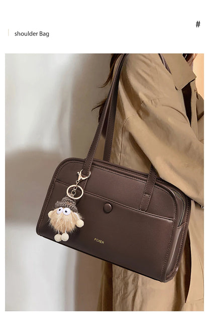 Damen Schultertasche Aus PU-Leder Mit Cross Body