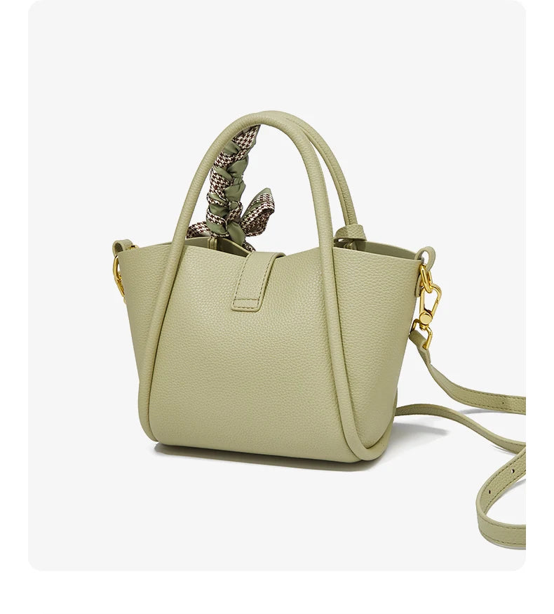 Damen Handtasche aus Split-Leder im Crossbody-Stil Luxus