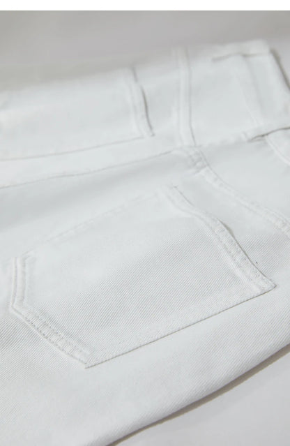 Minimalismus Baumwoll Jeans – Vintage Retro Fashion Shorts für Frauen