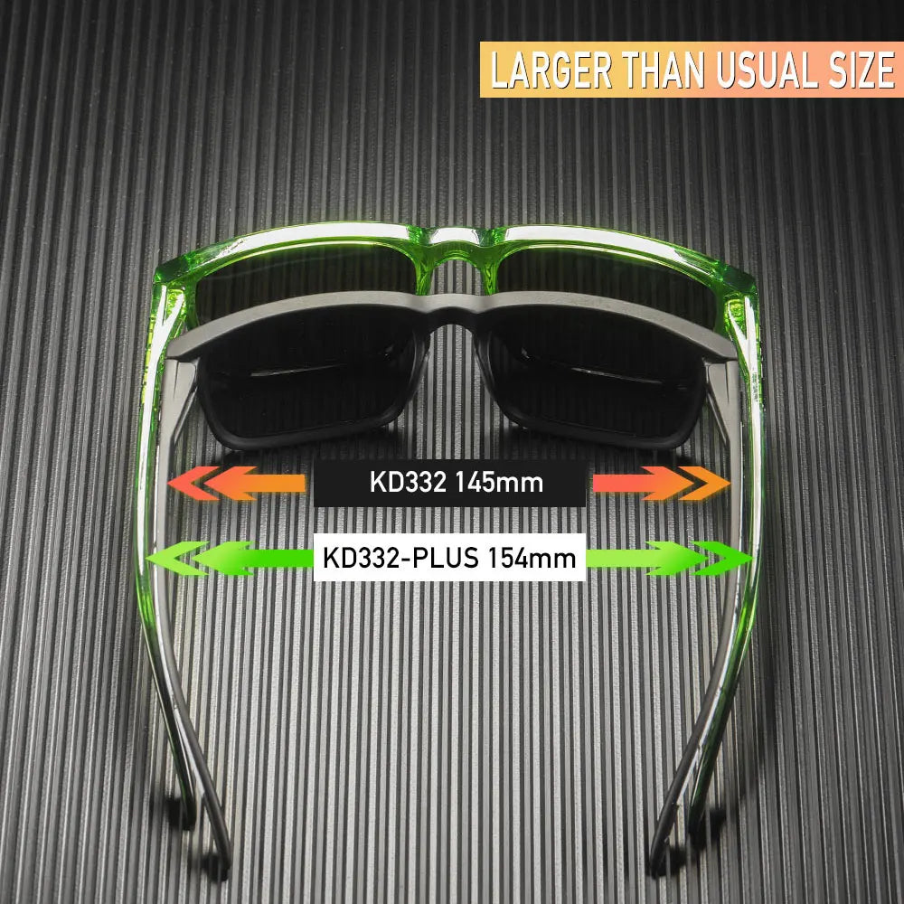 Sonnenbrille übergroß quadratisch polarisiert 64mm Angeln Herren