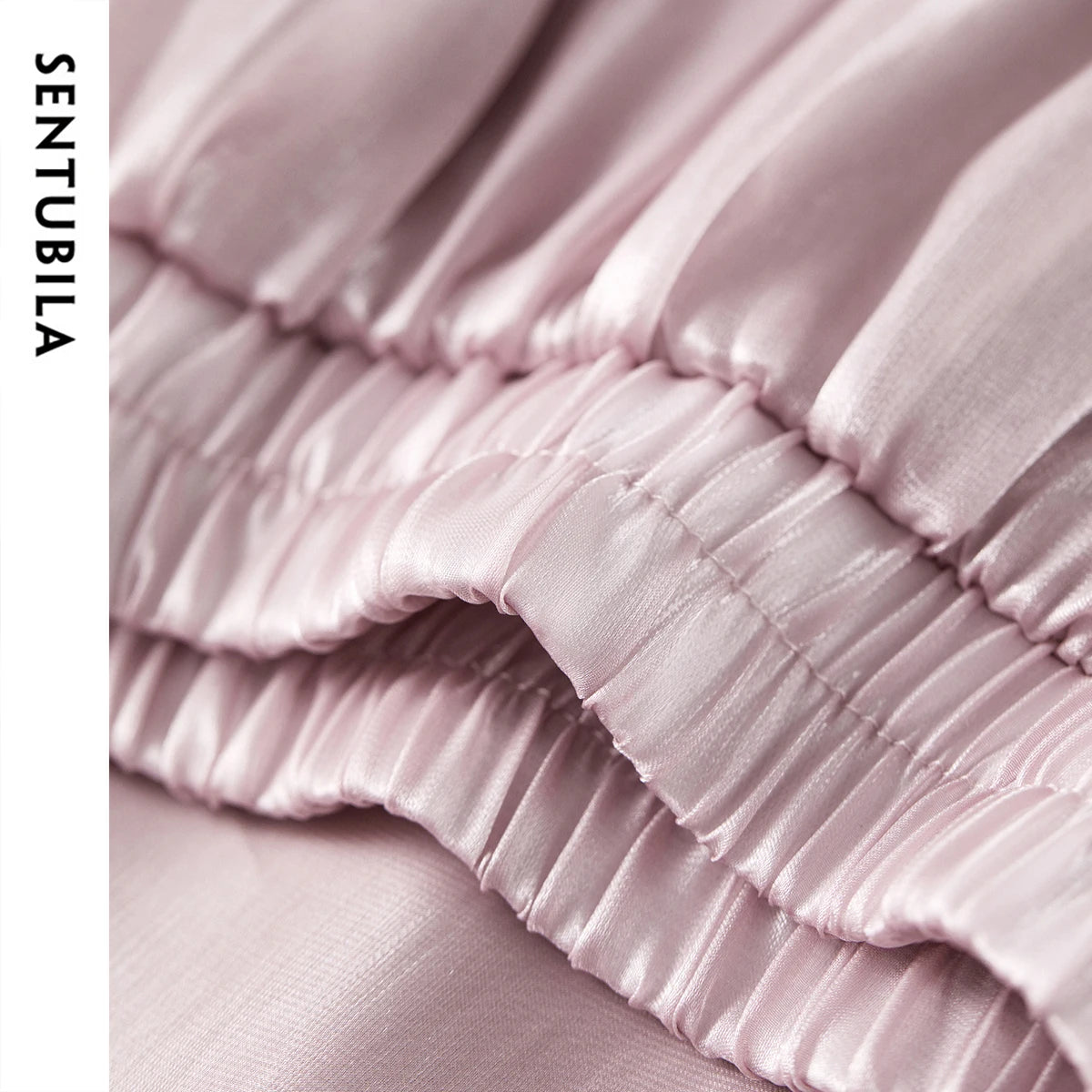 Damen Perlglanzröcke im eleganten A-Linien Tulpenrock-Stil für Partys und Abende