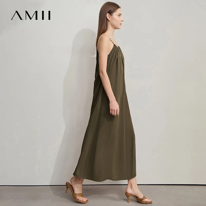 Minimalistisches Bürokleid Für Damen Ärmellos Zeitlos Elegant