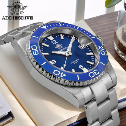 Herren-Taucheruhr mit Keramikluenette und 8215-Automatikwerk
