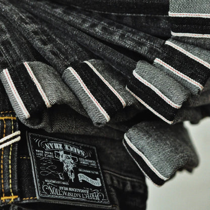 Herren Jeans aus Denim im Distressed Look mit gerader Passform