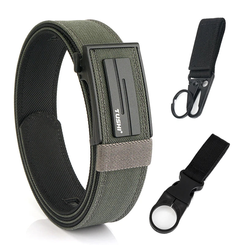 VATLY Dicker Tactical Gürtel Herren Nylon Militär Pistolen-Gürtel Arbeit