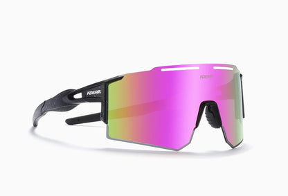 Sonnenbrille Sport TR90 polarisiert 1,2mm Glas Gummisteg winddicht Herren