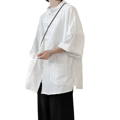 Elegantes Herrenhemd mit langem Ärmel und italienischem Design – knitterfrei und in schlichter Farbe