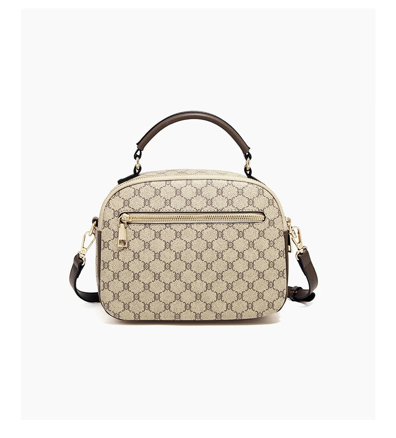 Damen-Boston-Tasche aus PVC-Leder Robustes Alltagsbegleiter für Arbeit und Freizeit